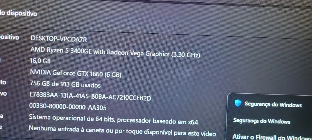 Kit Gamer Ryzen 5 GTX 1660 - Foto 4