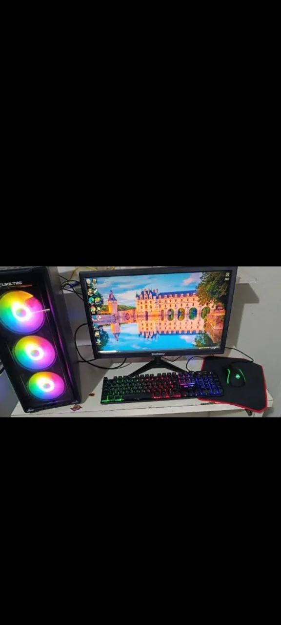 Pc gamer completo NOVO R$4,000