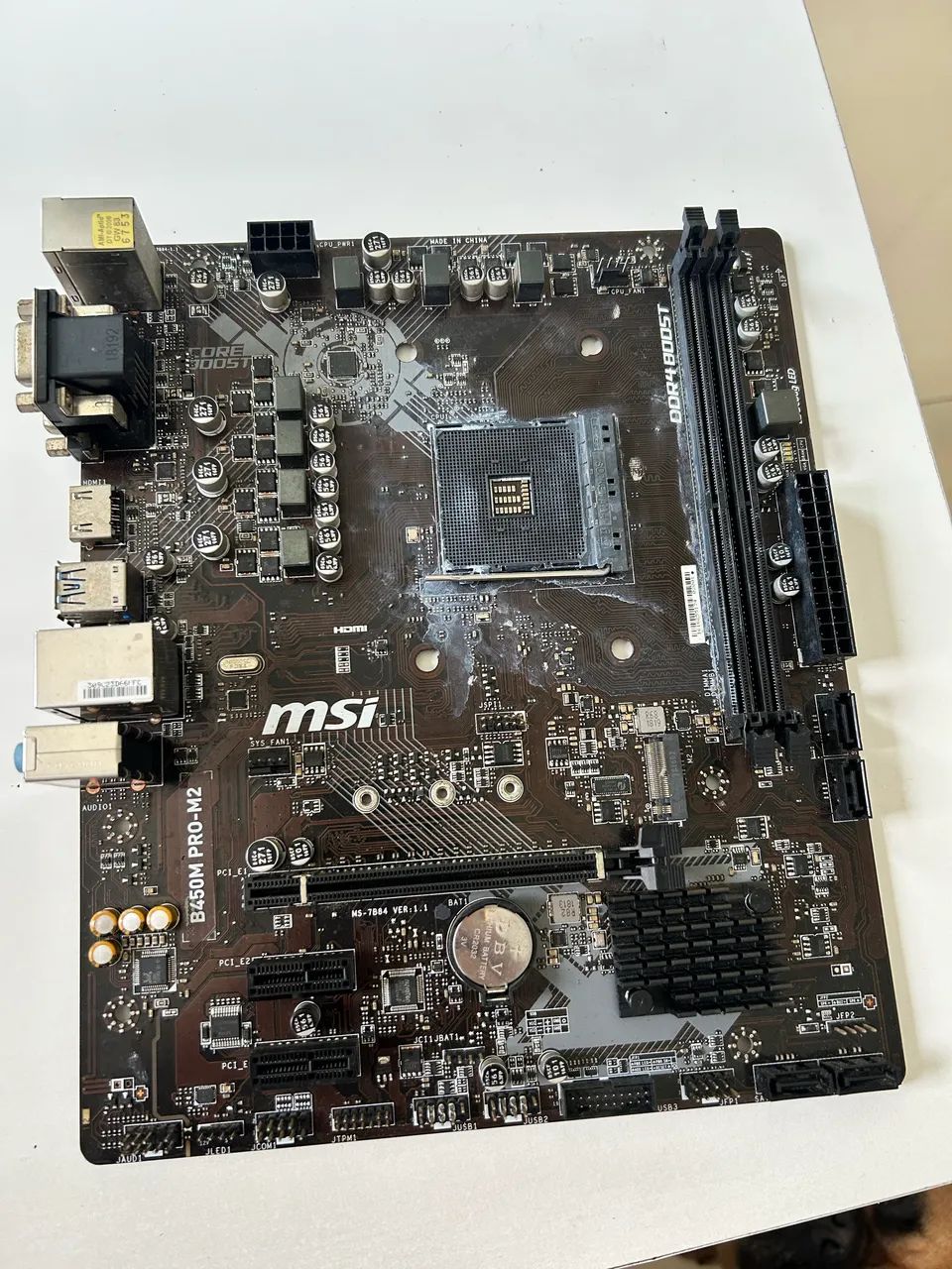 Placa mãe msi b450 pro m2