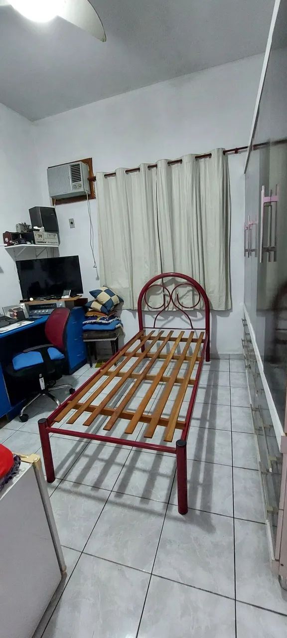 Cama solteiro tubular com colchão - Foto 2