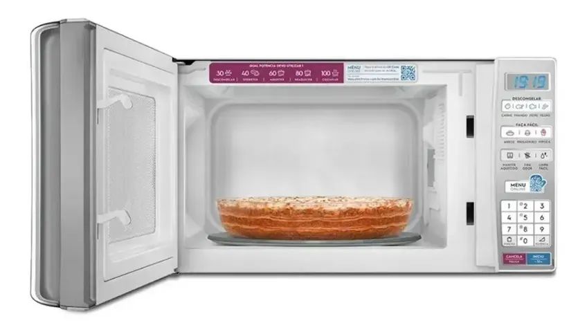 Micro-ondas de Bancada Electrolux Branco 27L 127V - Foto 3