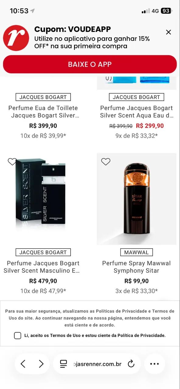 Perfume importado masculino Silver Scent - Foto 4