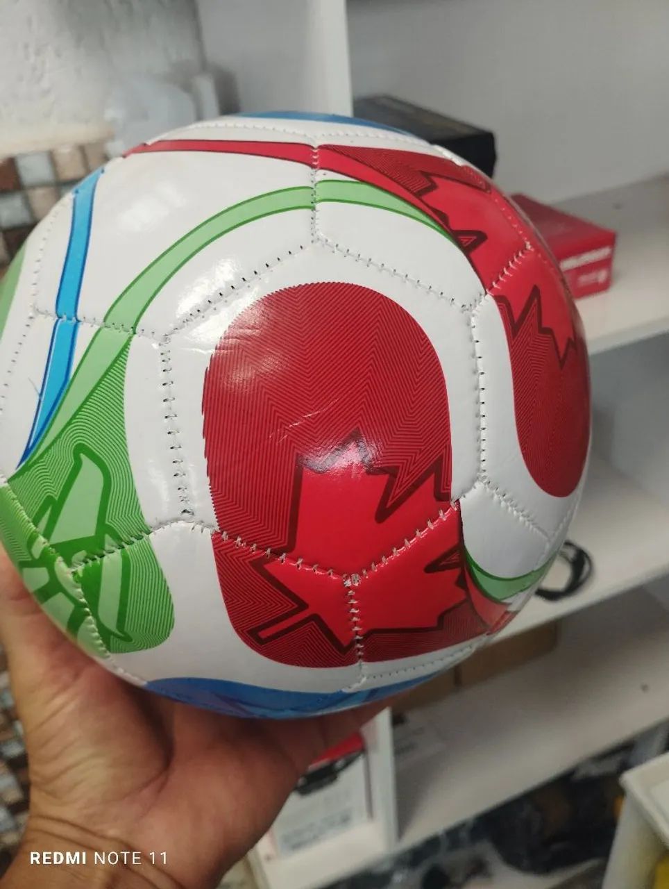 Bola de couro sintético promoção - Foto 2