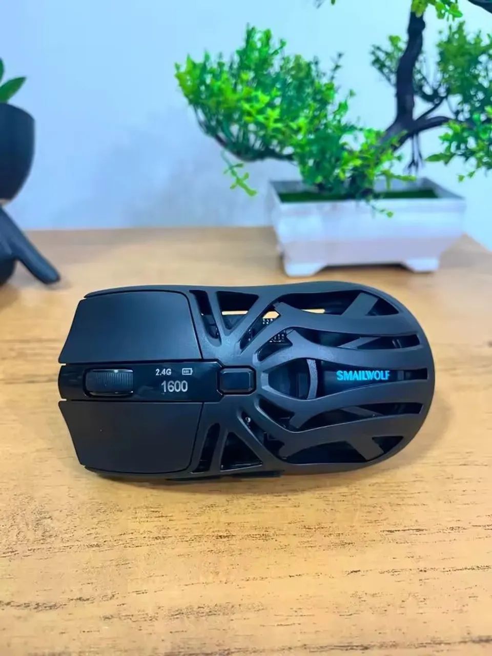 Mouse SmailWolf RS8 Tri-Mode sem fio Preto - Foto 2