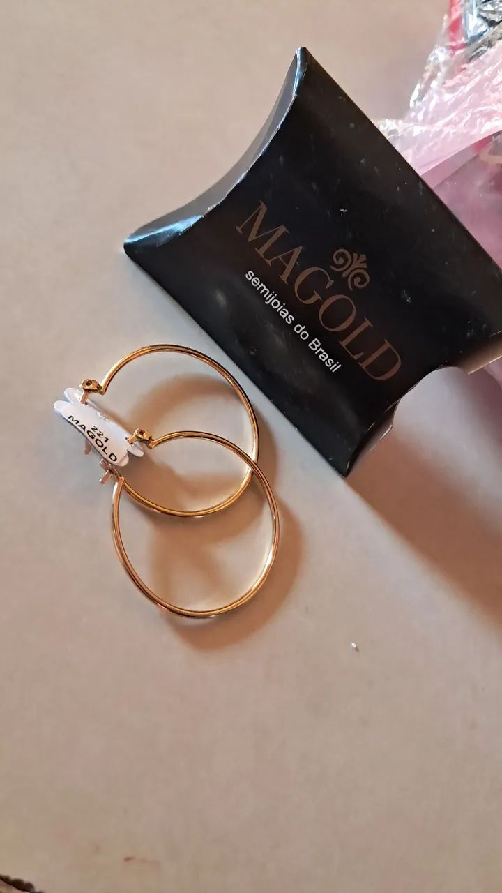 Vendo argola da Magold nova por apenas 150$