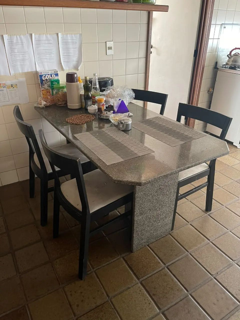 Mesa retangular de granito oportunidade  - Foto 3