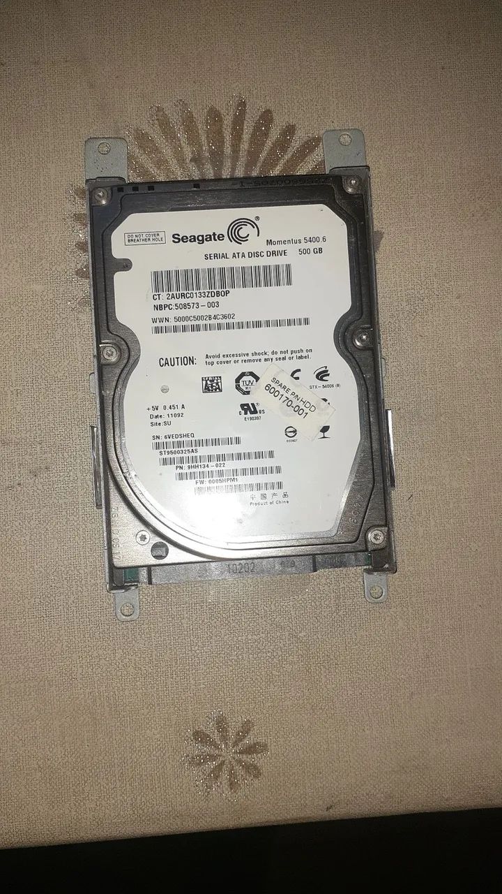  HD de 500gb Seagate