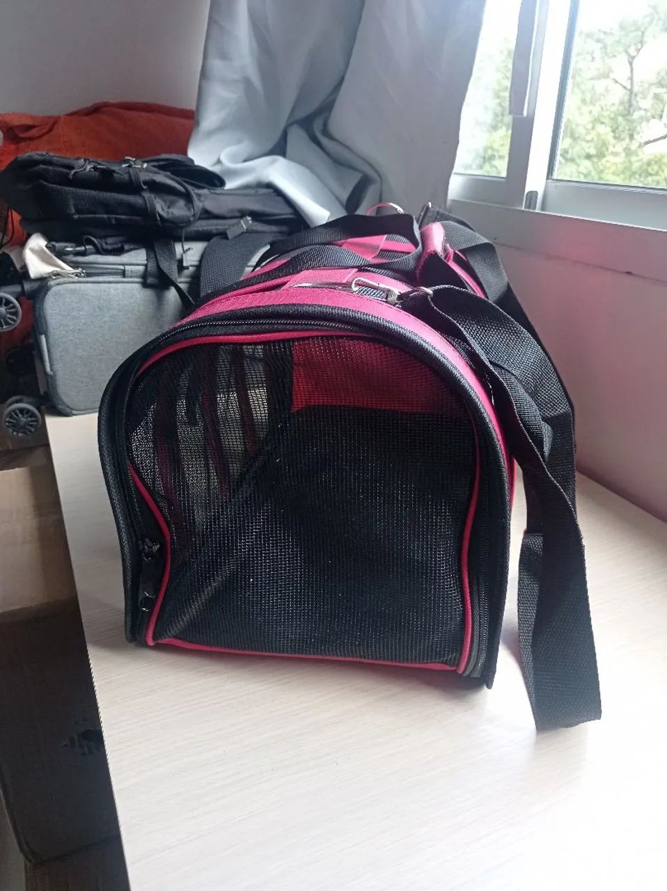 Bolsa para pet pequeno praticamente nova - Foto 3