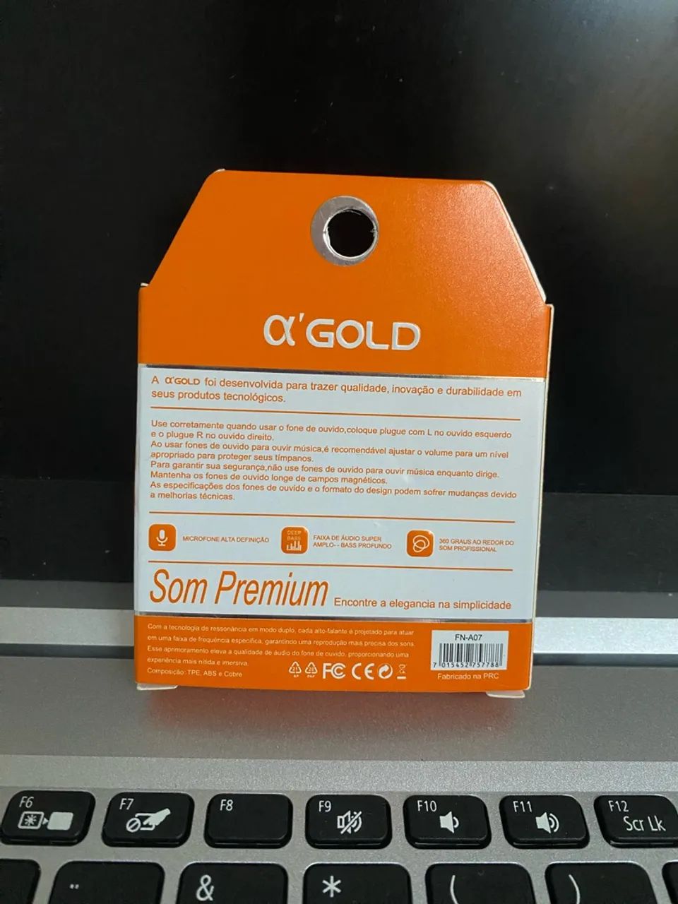 Fone de ouvido A?Gold - Foto 2