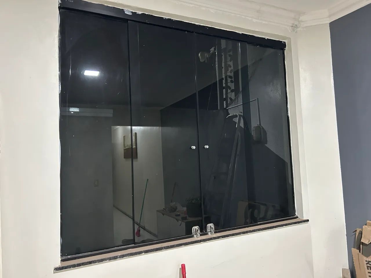 Janela de vidro 