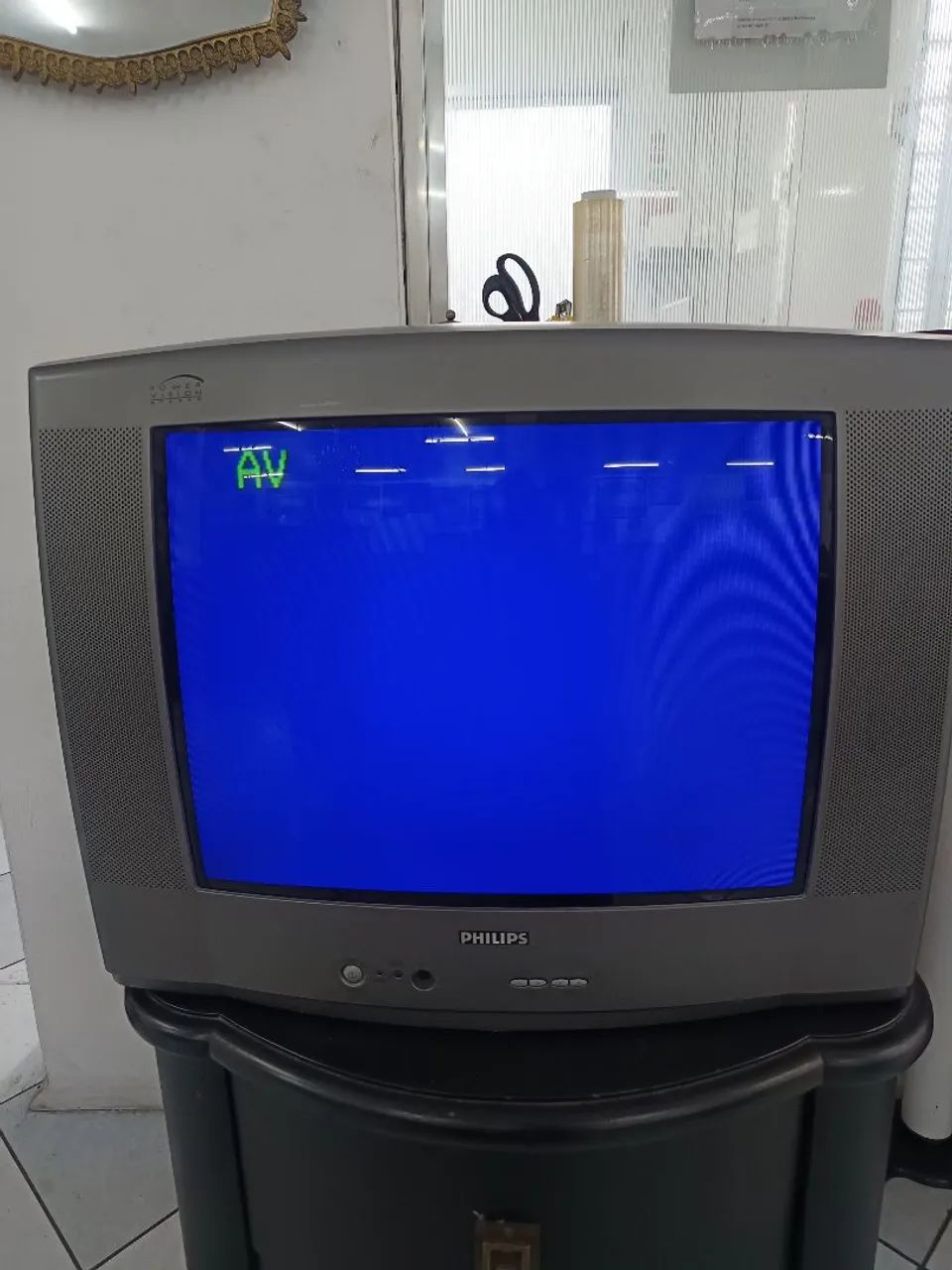 Televisão antiga de Tubo Philips Funcionando  - Foto 4