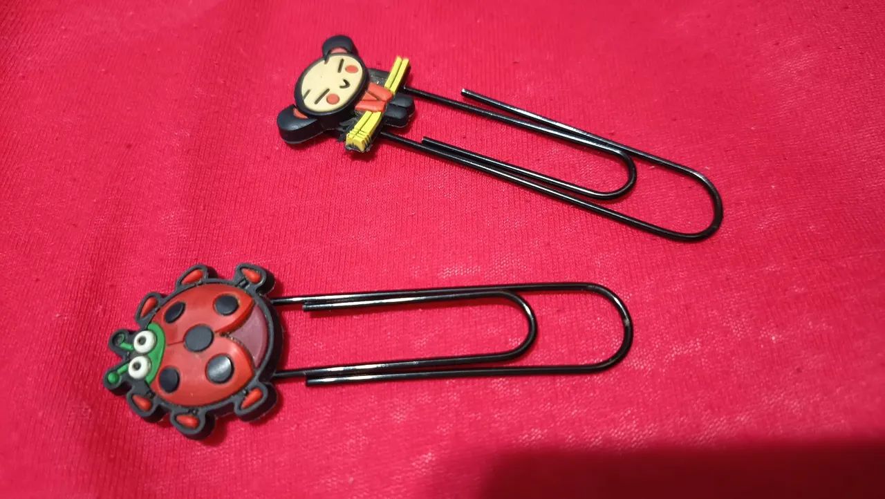 2 clips grandes Pucca e joaninha