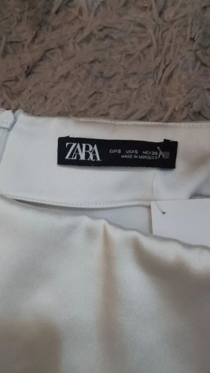 Shorts saía Zara marroco 36/38 - Foto 4