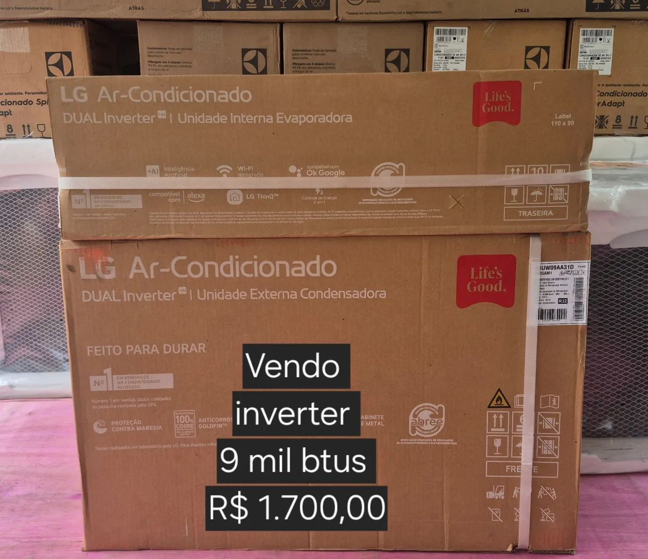 Ar condicionado DUAL Inverter- LG