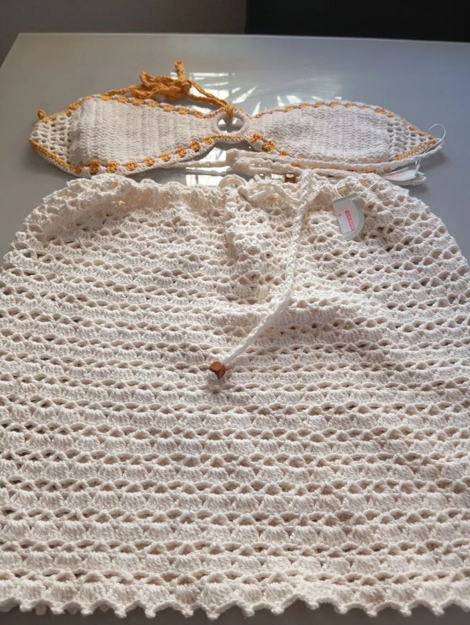 Moda praia crochê