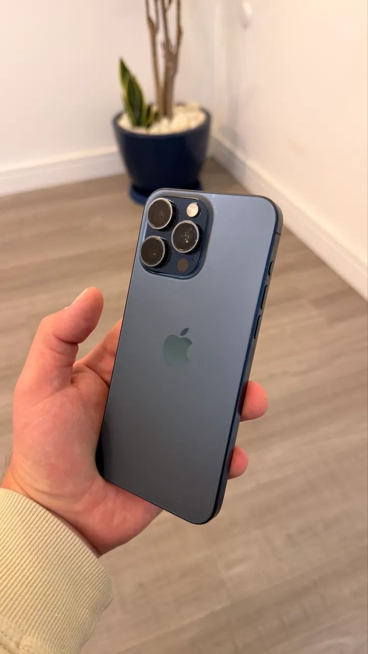 iPhone 15 Pro Max 256gb Titanium Azul 
