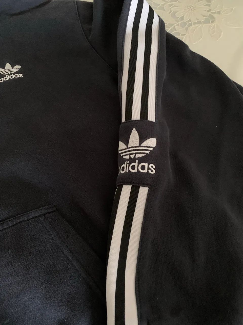 Moletom Adicolor 3-Stripes Trefoil Original - Foto 2