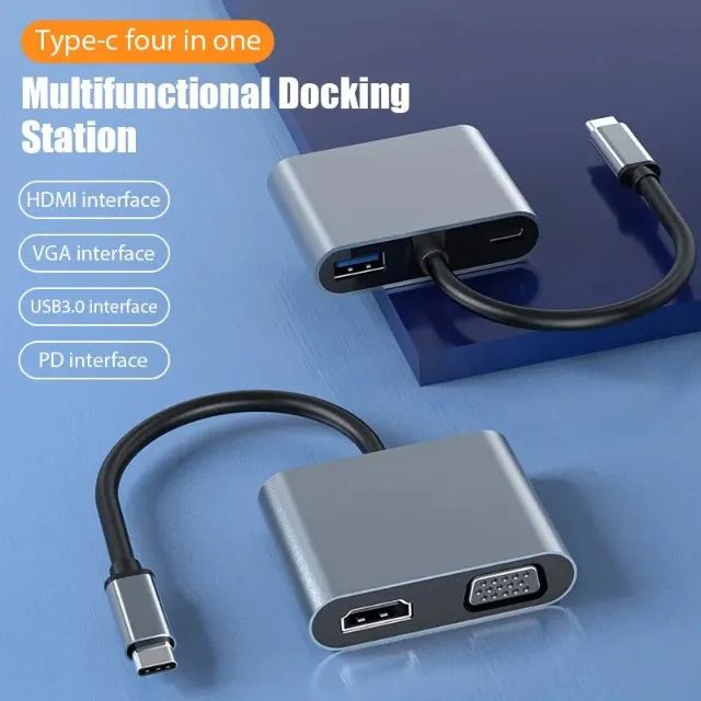 Hub Adaptador USB C para Vga / Hdmi - Foto 6