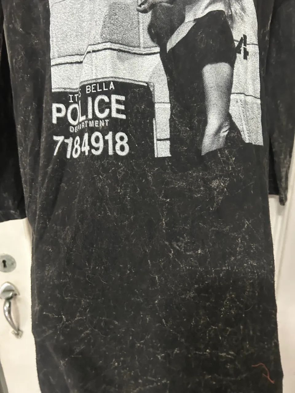 Vestido manga / capuz algodão estonado  - Foto 3