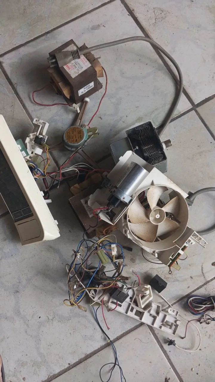 Peças de microondas 