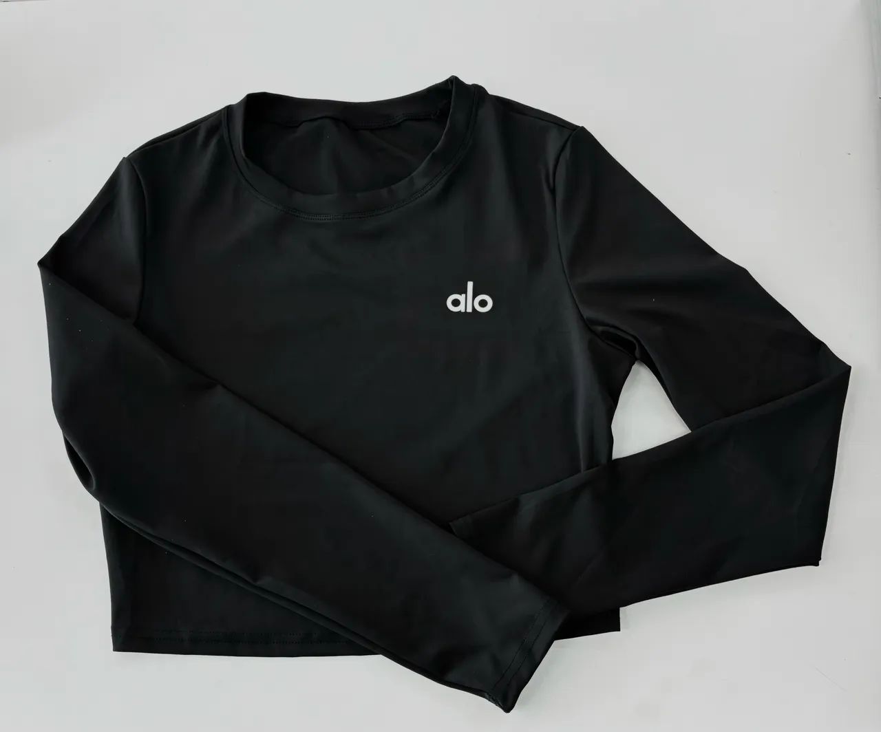 Cropped alo yoga preto M  - Foto 2