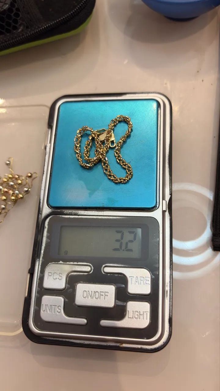 Pulseira 3 ouros 18k (3.2g) / 20cm - Foto 2