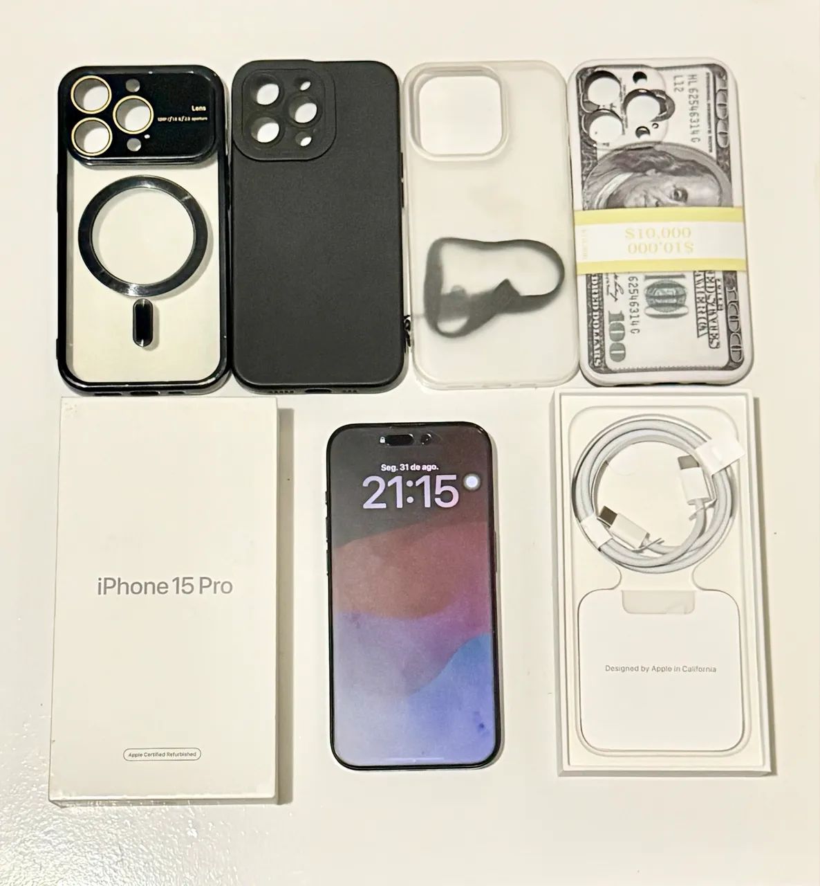 Vendo iPhone 15Pro 256gb titânio  - Foto 2