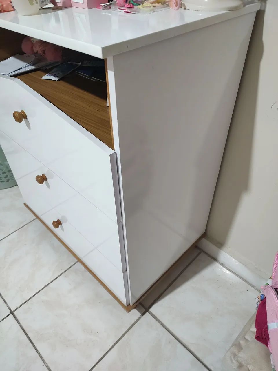 Cômoda Infantil com 3 Gavetas - Foto 3
