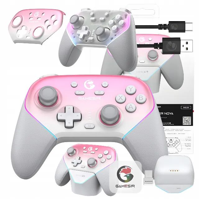 Gamesir Super Nova Pc, Switch, Ios e Android - Rosa - Foto 3