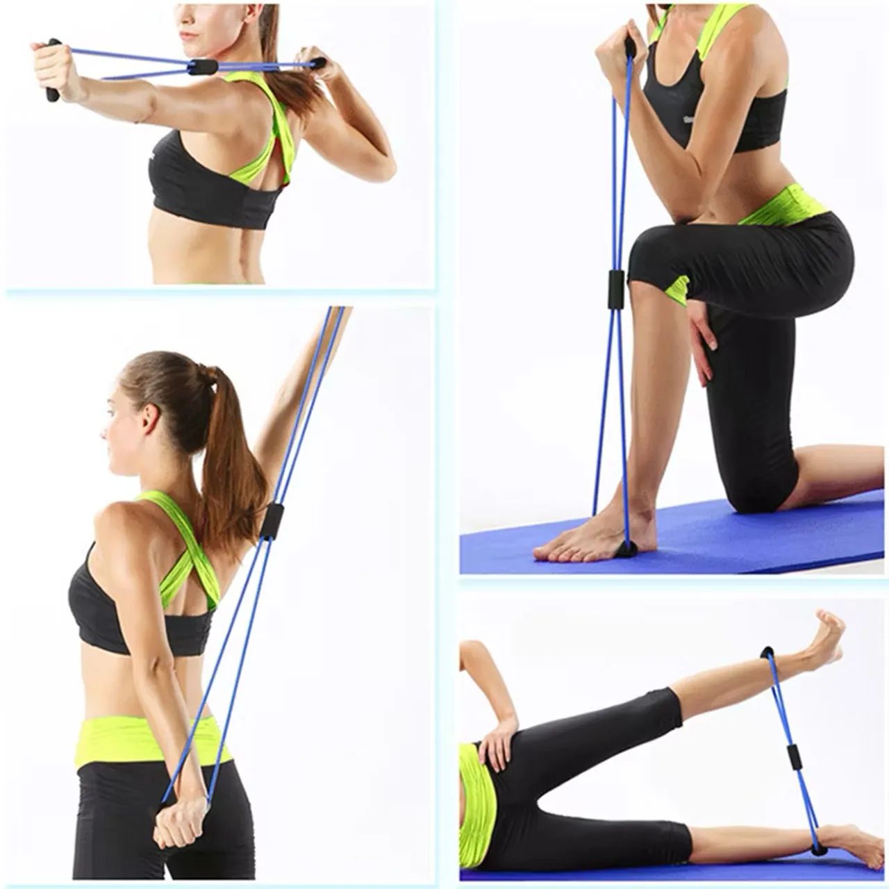 Kit 5 faixas elásticas + 1 Extensor - Foto 2