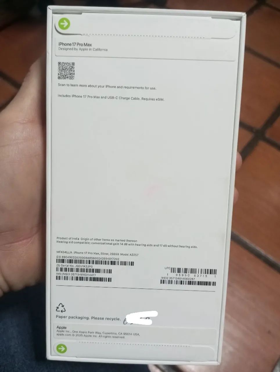 iPhone 17 pro Max branco Lacrado  - Foto 4