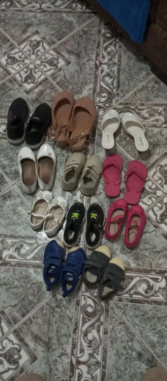 Lote de sapatos
