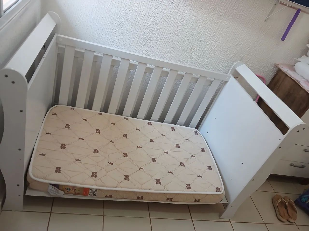 Berço americano/ mini cama com colchão  - Foto 2