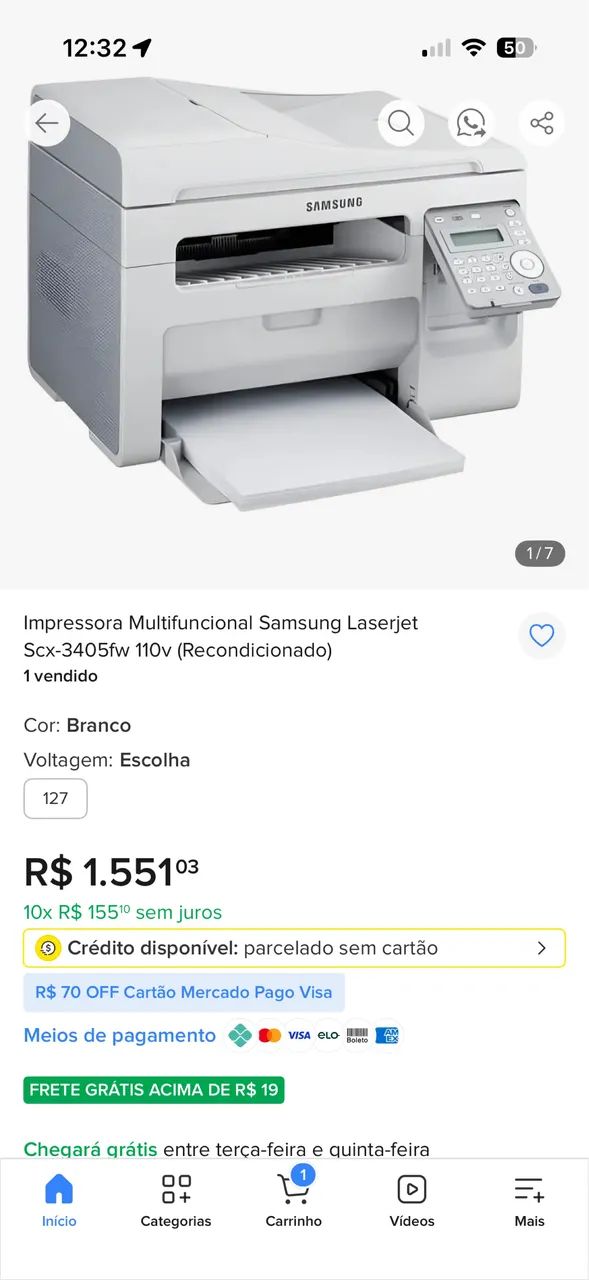 impressora multifuncional samsung laserjet  - Foto 5