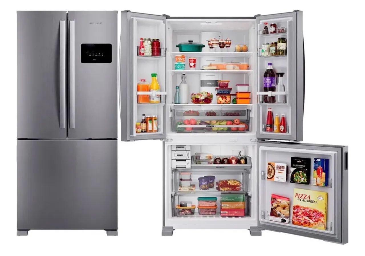 Geladeira com freezer inverter Brastemp BRO85MK con capacidad de