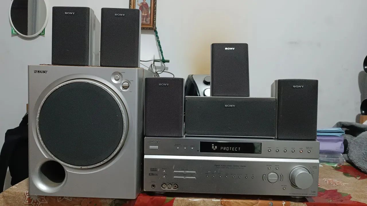 Receiver sony com defeito 