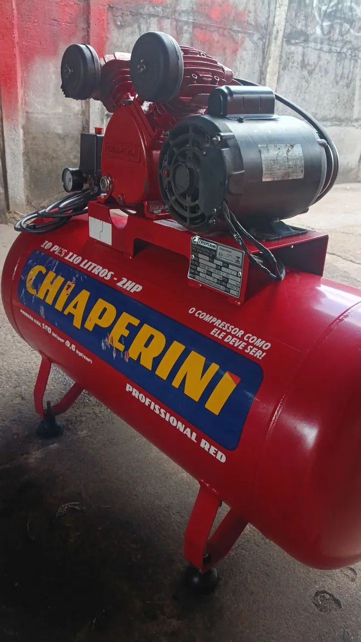 Compressor 10 pés  2HP 110 lts - Foto 4