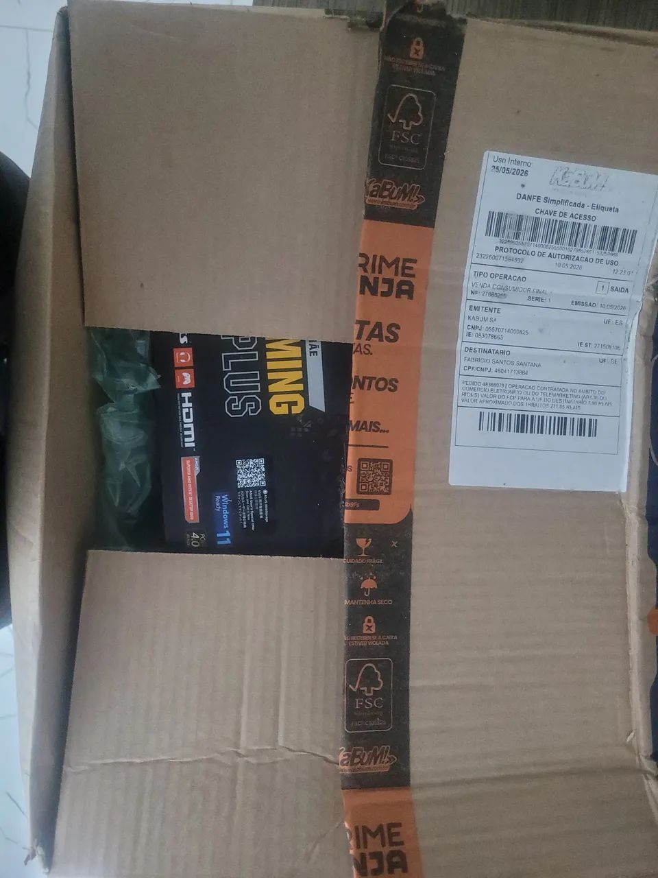 Placa Mãe ASUS TUF B550M - Nova, na Caixa - Foto 2