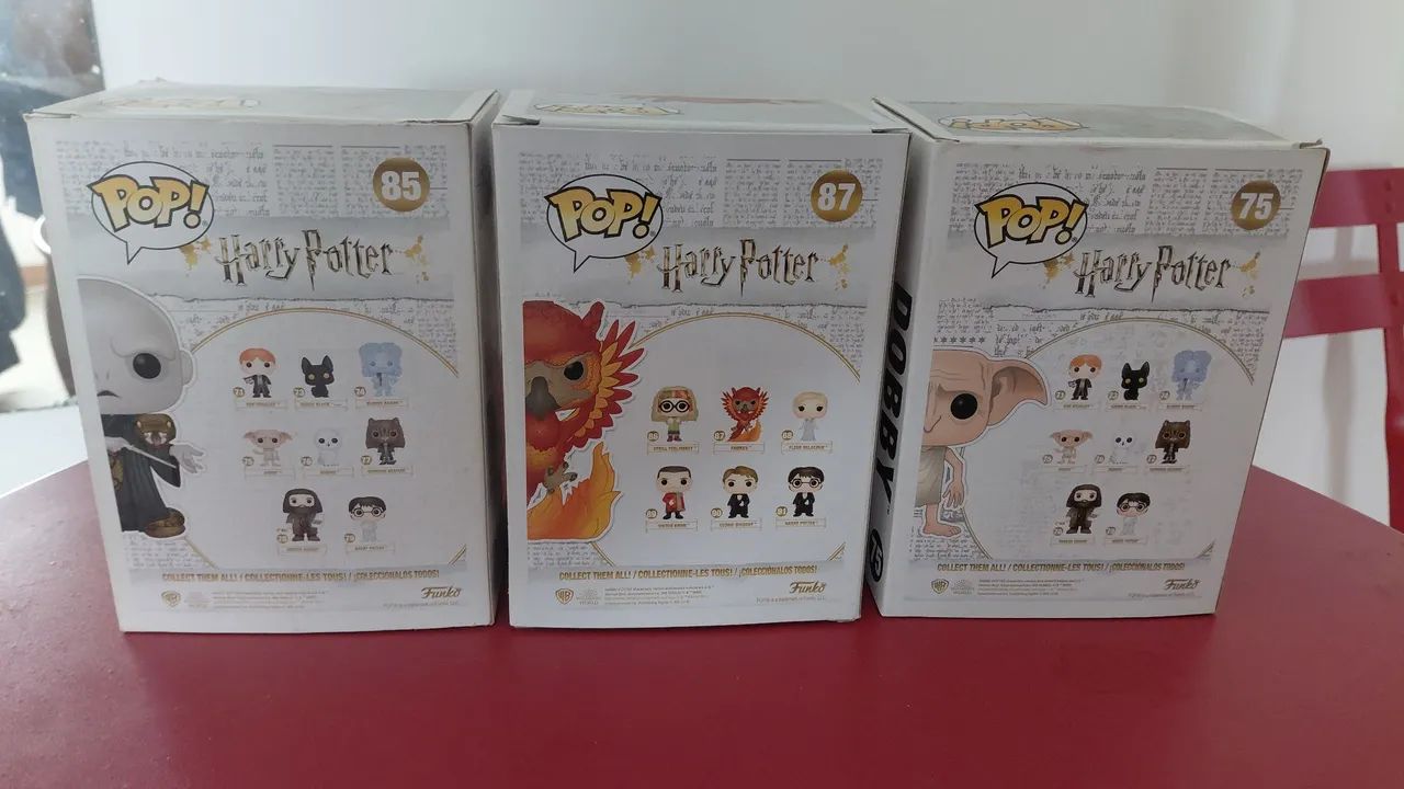 Pack Funko Pop Harry Potter - Fawkes, Voldermort e Dobby - Foto 3