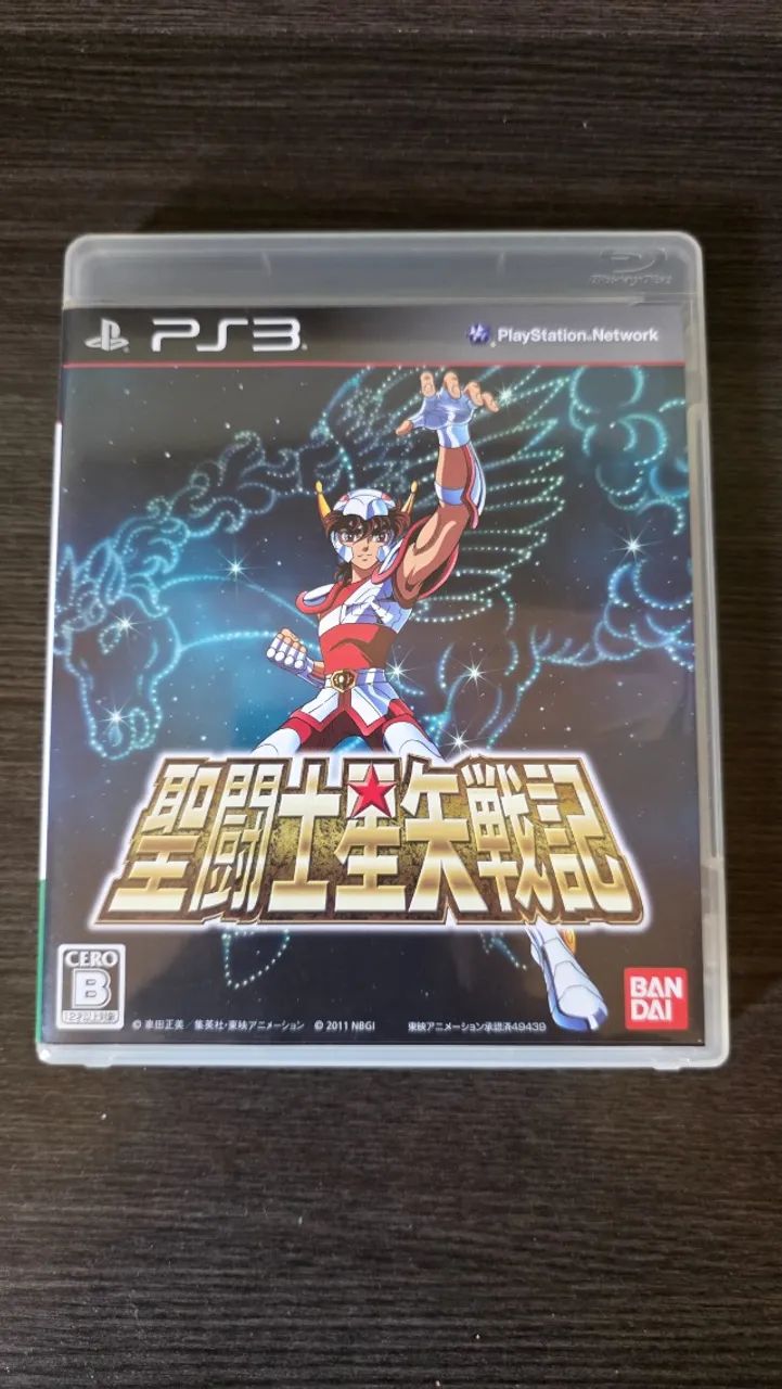 Cavaleiros do Zodíaco Batalha do Santuário PS3 Japonês Usado