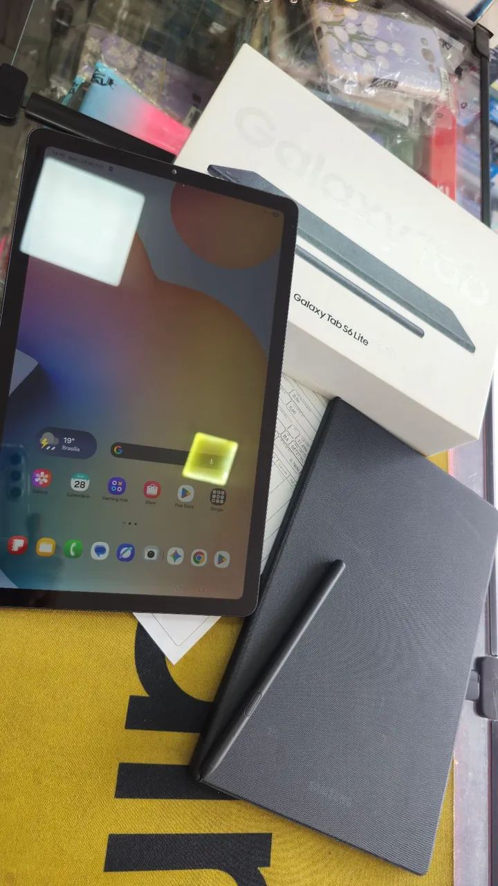 SAMSUNG TABLET S6 LITE 64GB CAIXA E NOTA! - Foto 5