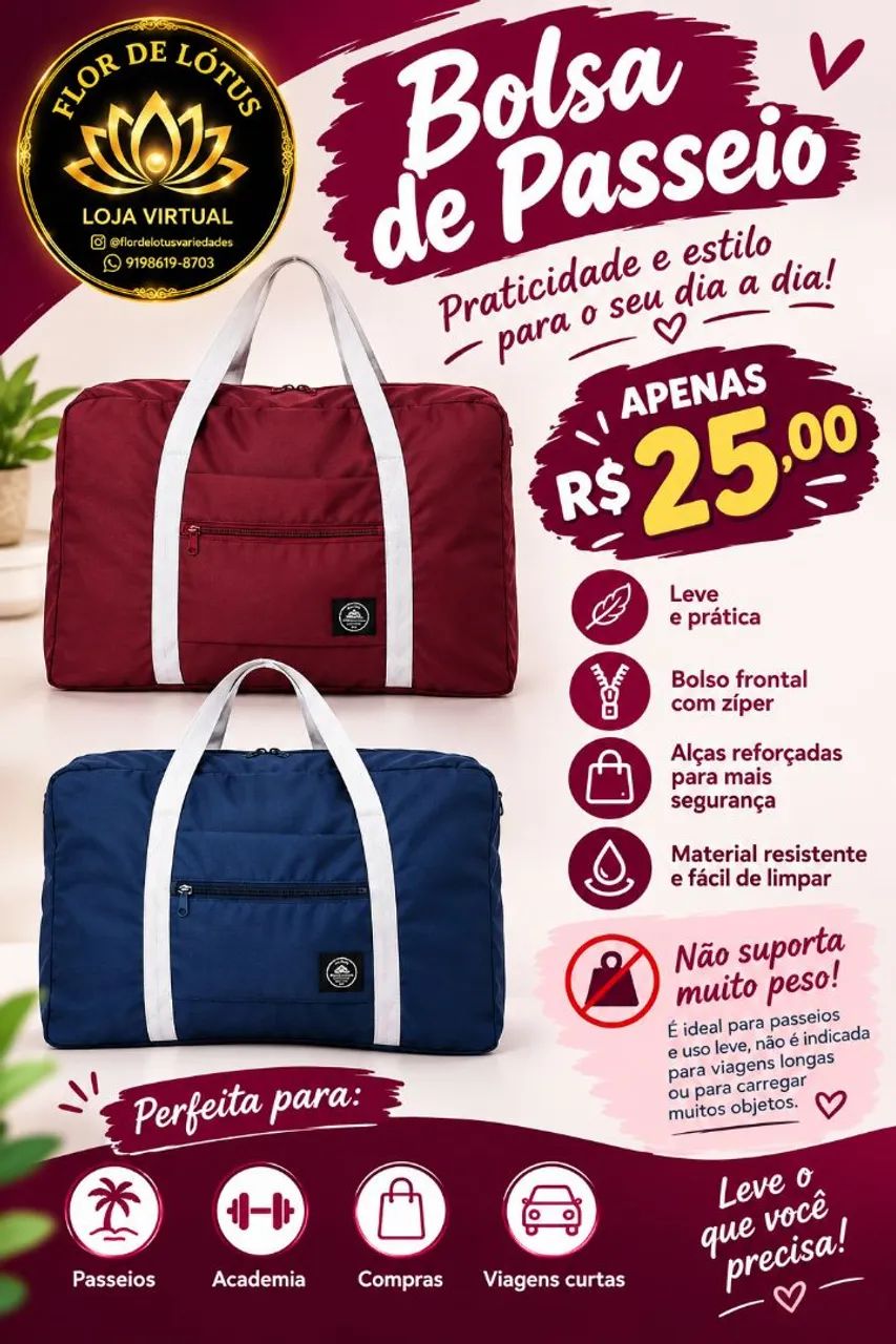 Bolsa passeio