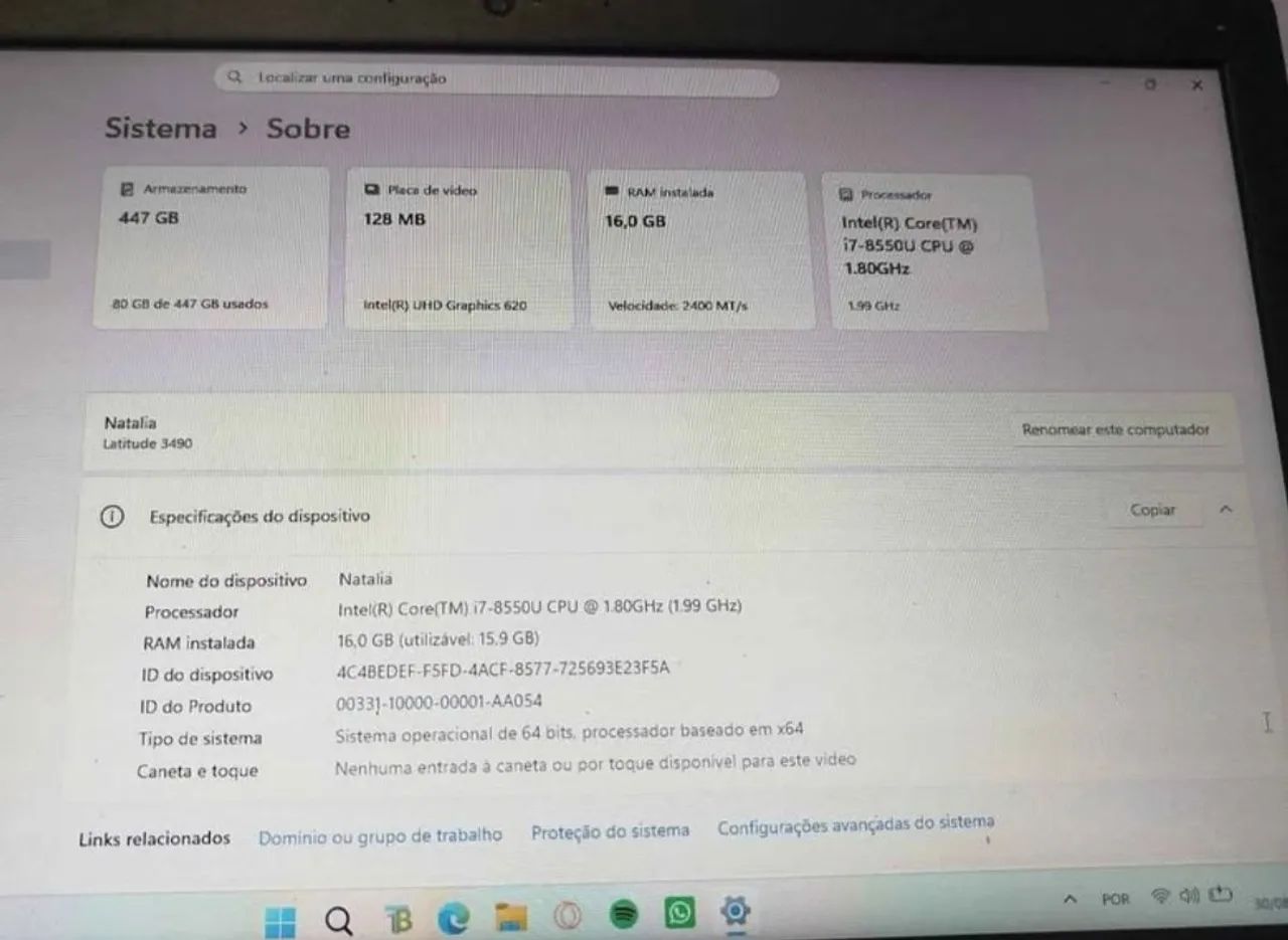 Notebook Dell latitude 3490 - Foto 2