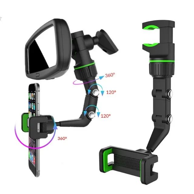 Suporte de Celular Multiuso Veicular no Retrovisor Universal