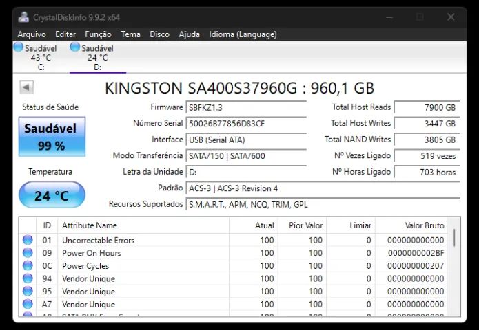 SSD Kingston 1TB - PRONTA ENTREGA - Foto 5