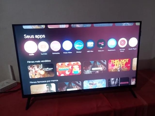 Tv 32 polegadas smart Android TCL,tem um mês de uso tá na garantia e tem nota fiscal  - Foto 4