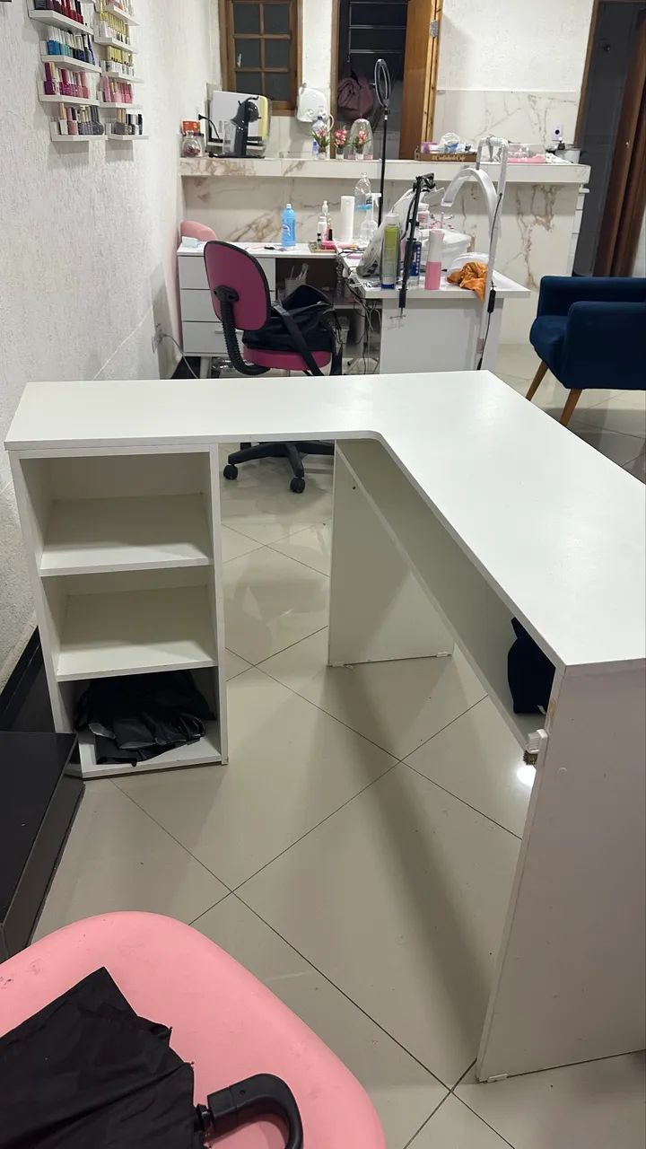 Mesa e cadeira de manicure alongamento  - Foto 2