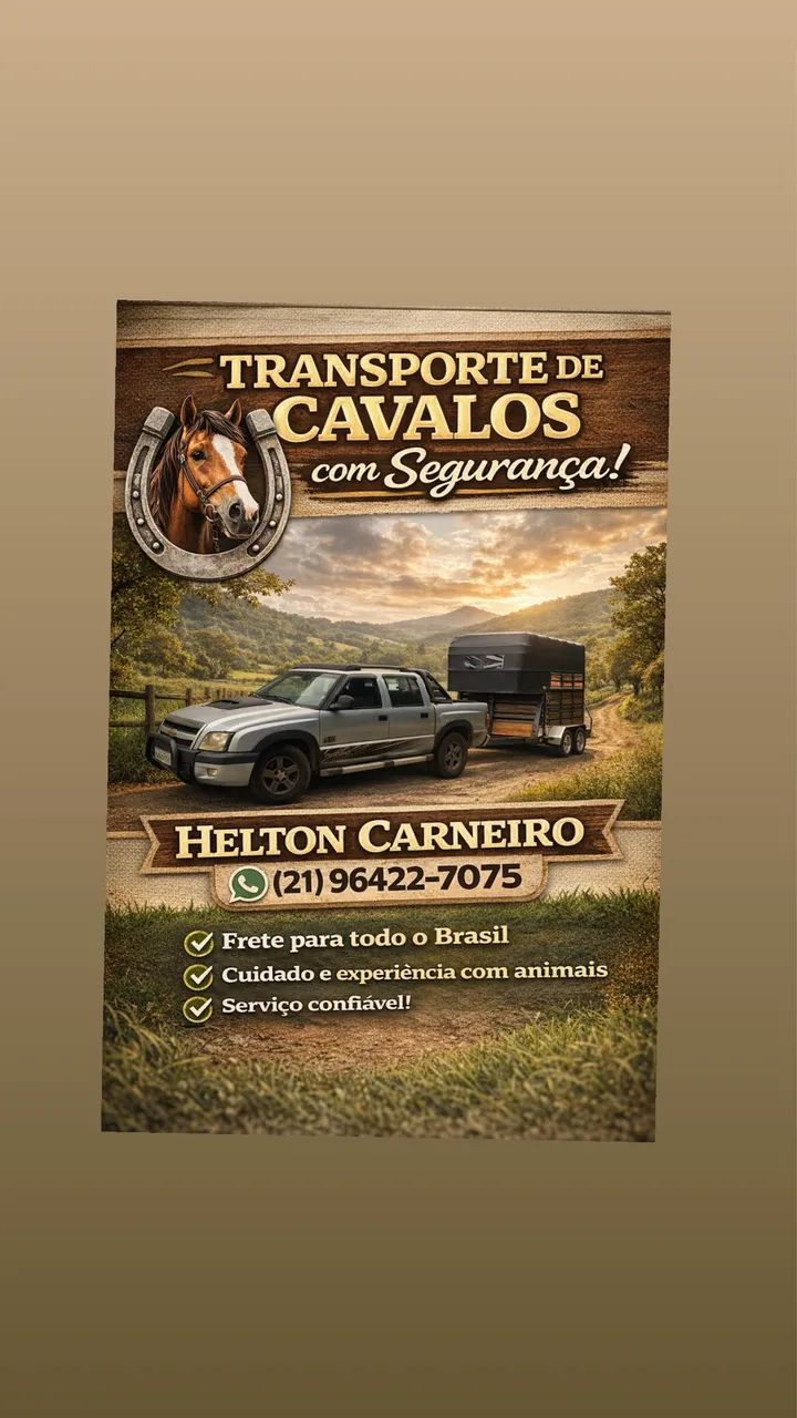 Transporte de cavalos Helton Carneiro 