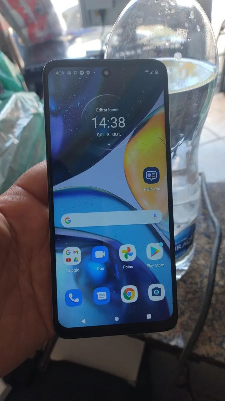 Smartphone moto G22 128 gb funciona normal 
