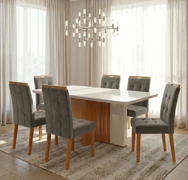 Conjunto de Jantar Florença Premium 6 Lugares